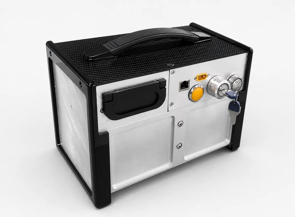 PW160BP160P portable X-ray source — control panel side